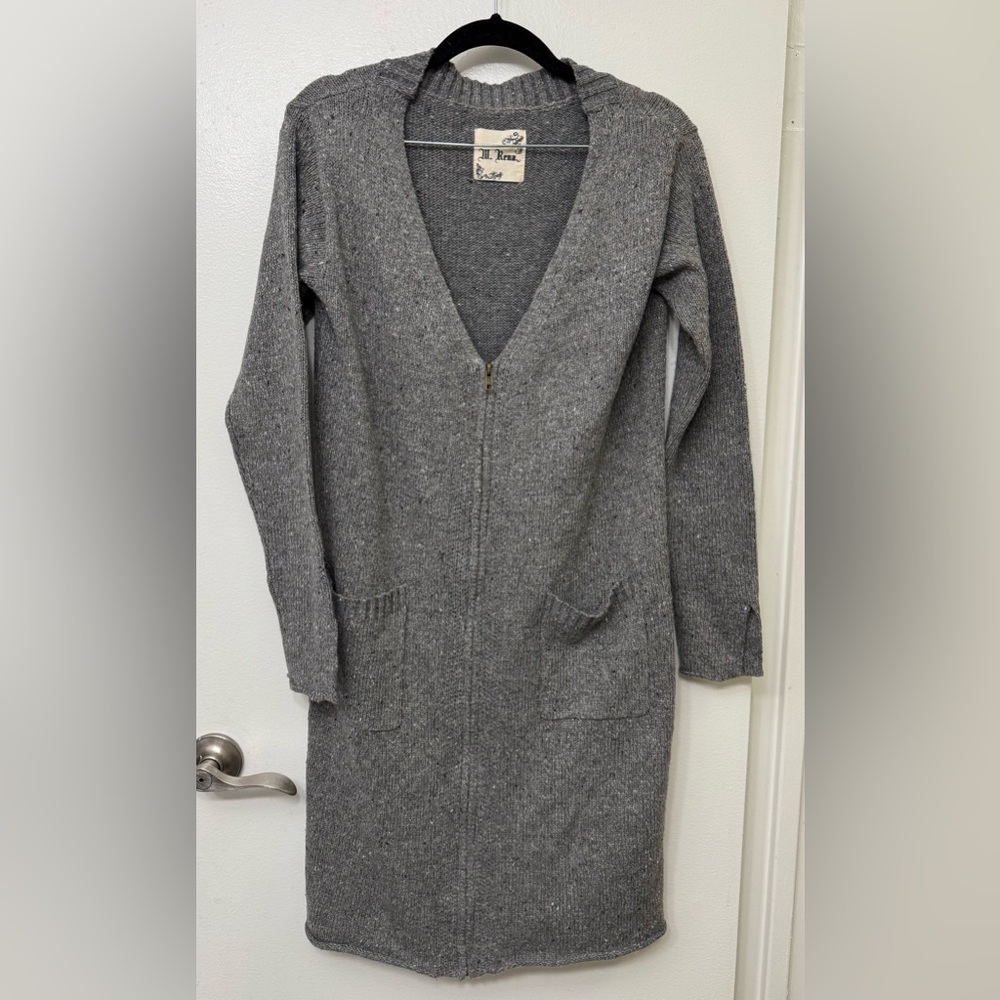 M Rena Zip Up Sweater Cardigan | Cozy Knit Layering Piece - Picture 3 of 5